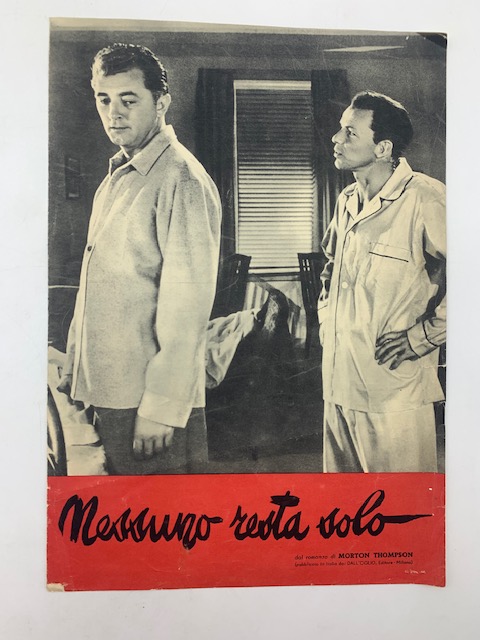 Nessuno resta solo di Stanley Kramer con Frank Sinatra (pieghevole promozionale)
